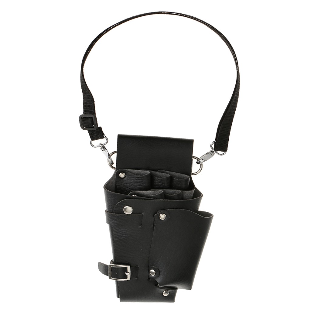 [Fenteer1] Túi Da PU Đựng Kéo Cắt Tóc Đa Năng Cho Thợ Cắt Tóc