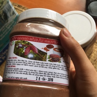 500g cacao đaklak nguyên chất 100%