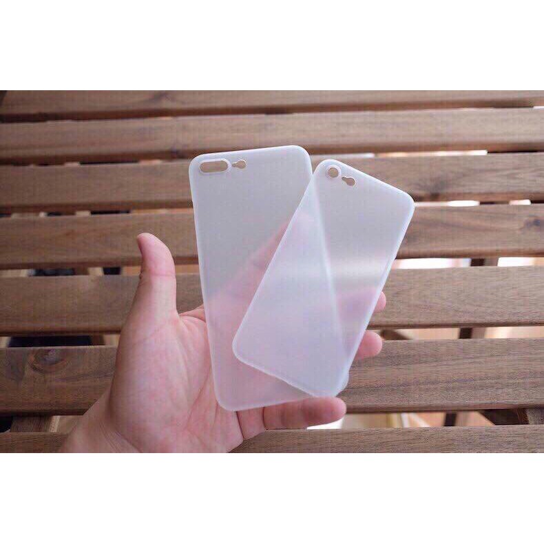 Ốp Lưng iPhone 6 Plus/6s Plus Siêu Mỏng Giấy Có Gù Bảo Vệ Camera