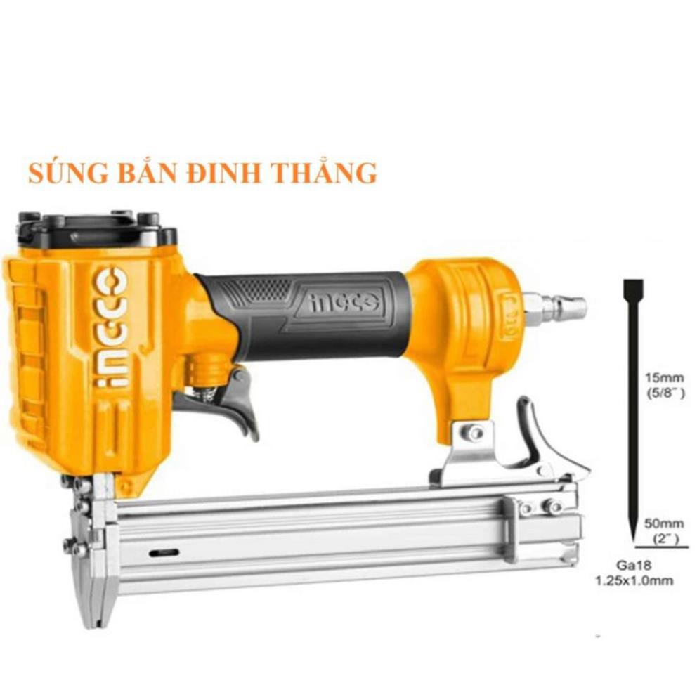 Máy bắn đinh Thẳng dùng khí nén Ingco ABN10301-3