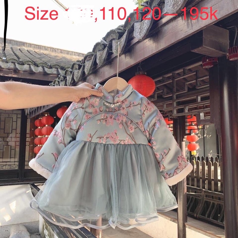 Váy diện tết cho bé