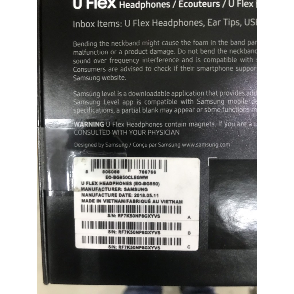 Tai nghe Samsung Level U Flex chính hãng