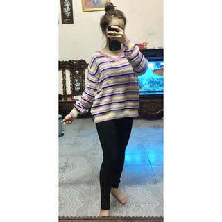 Áo len cầu vồng siêu kute (100325)