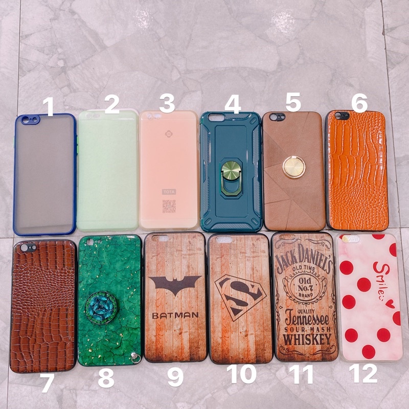 Ốp lưng iPhone 6plus 6splus smile viền dẻo, hình, giả da, đính đá