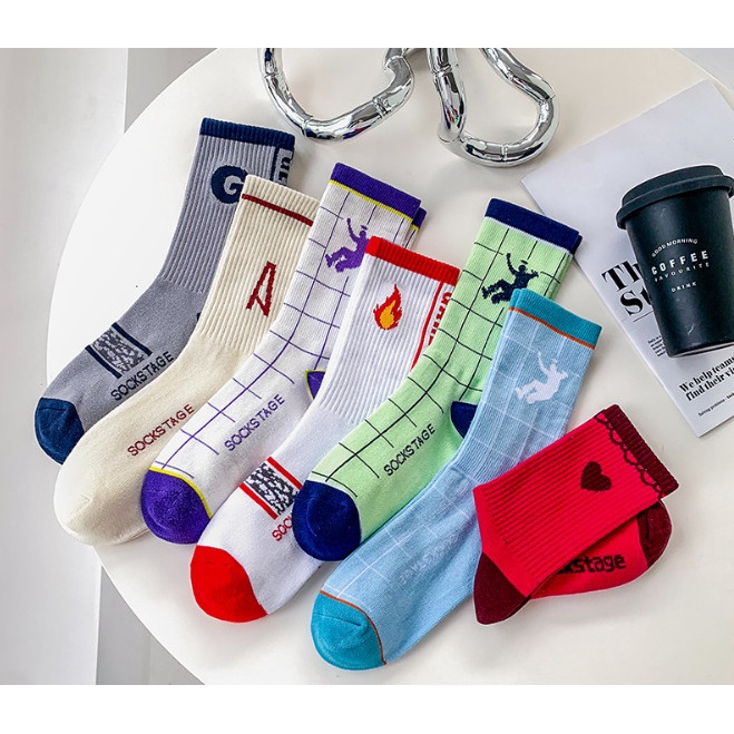 Vớ Tất JORDAN DUNK AJ cổ cao Nam Nữ phong cách thể thao, năng động