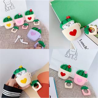 Vỏ đựng bảo vệ hộp sạc tai nghe airpods 1 / 2 chống sốc bằng silicone ốp