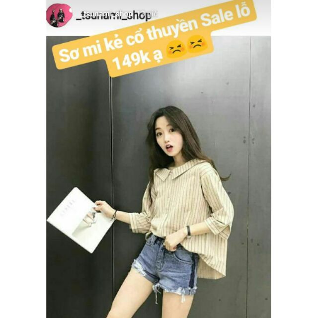 Sơ mi kẻ cổ thuyền