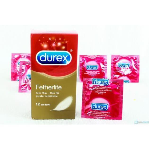 Combo 3 Hộp Bao Cao Su Durex Fetherlite Ultima Chính Hãng, hộp 12 cái