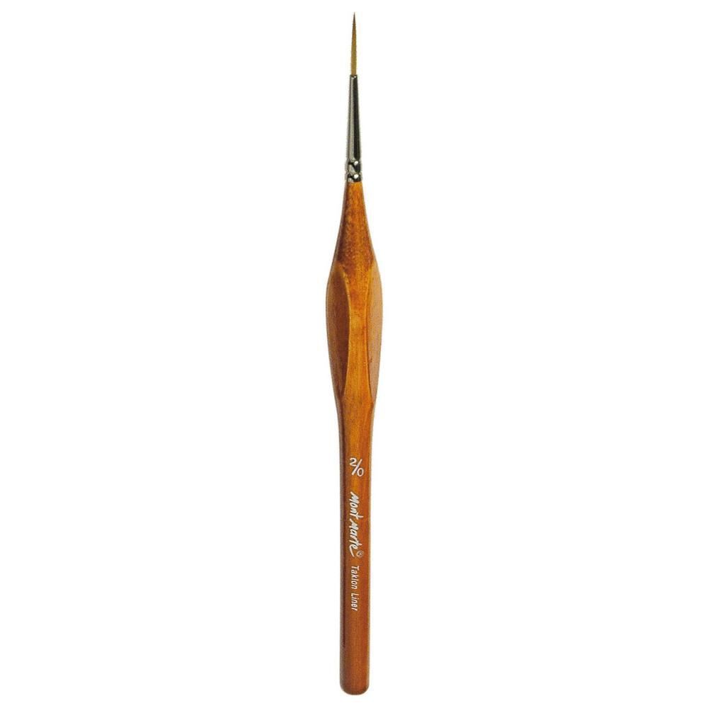Cọ vẽ nét nhỏ, Cọ Tỉa - Đi Nét Acrylic Taklon Liner Số 2/0, Cọ vẽ chi tiết - COLORMATE
