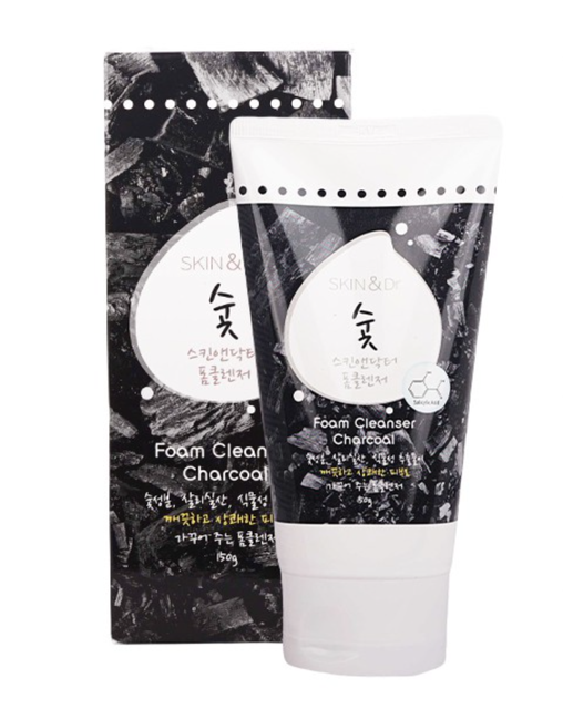 Sữa rửa mặt cho nam 30Shine phân phối chính hãng Skin&Dr Than Hoạt Tính 100g trắng da kiềm dầu cho da mụn