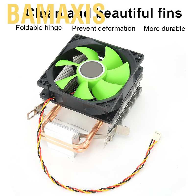 Bamaxis CPU Cooling Fan Cooler  3-Pin Connector for 775 / Intel