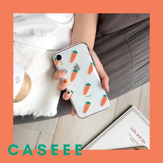 Ốp lưng iPhone vỏ mềm trong suốt "cà rốt nhỏ" iPhone 6/7/8/X/XS/XSMax/XR/11/11Pro/11ProMax