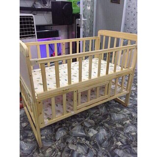 NÔI CŨI GỖ, GIƯỜNG CŨI CHO BÉ