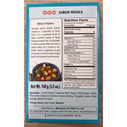 Bột gia vị Ấn garam masala 100gm