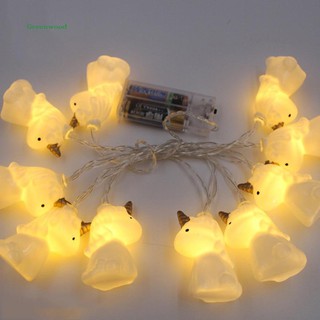 Dây đèn 1.5m 10 bóng đèn LED hình kỳ lân trang trí Giáng Sinh