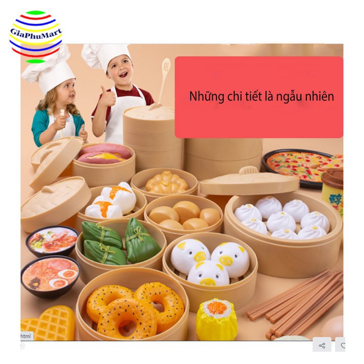 Bộ Đồ Chơi Nấu Ăn DimSum Nhiều Món