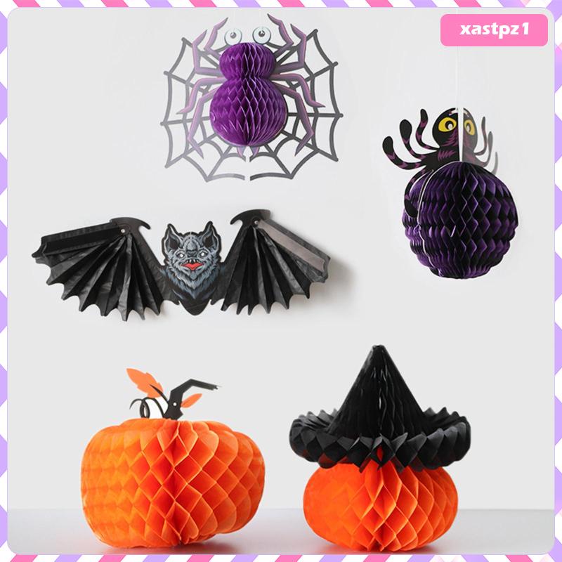 Quạt Giấy Treo Tường Trang Trí Tiệc Halloween