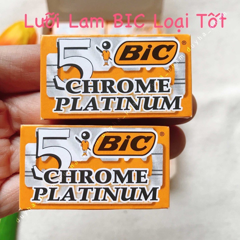 [LOẠI TỐT] HỘP 5 CÁI LƯỠI LAM BIC SIÊU BÉN