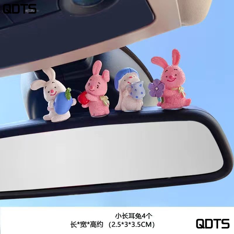 Gương Chiếu Hậu Họa Tiết Hoạt Hình Dễ Thương R0FD Trang Trí Nội Thất Xe Hơi