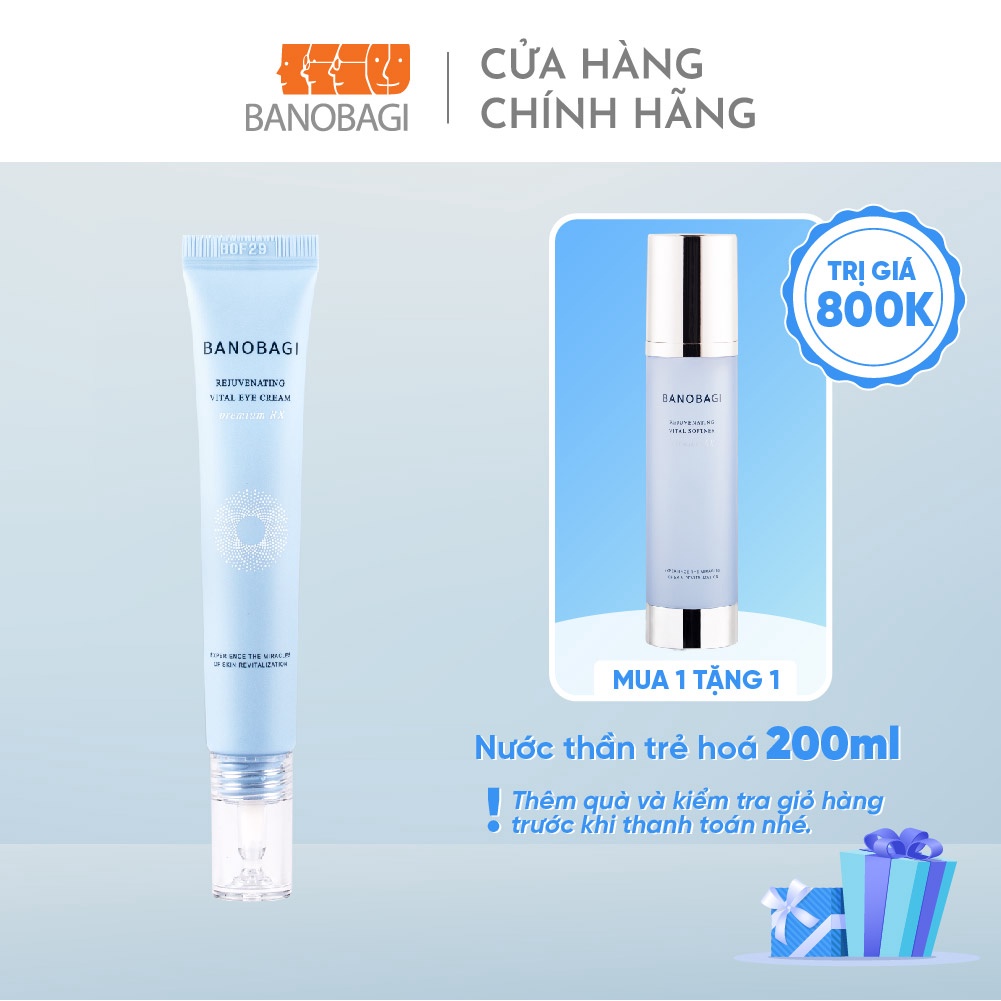 Kem Dưỡng Trẻ Hóa Vùng Mắt BANOBAGI Rejuvenating Vital Eye Cream 15ml