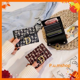 (Order 5-10days - ảnh thật) Ví đựng thẻ card, tiền nhiều ngăn tag D cao câp
