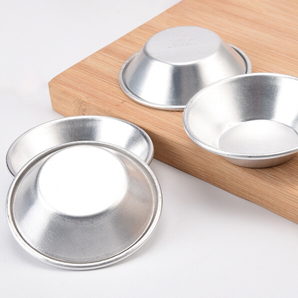 Set 10 khuôn làm bánh trứng chống dính bằng hợp kim nhôm