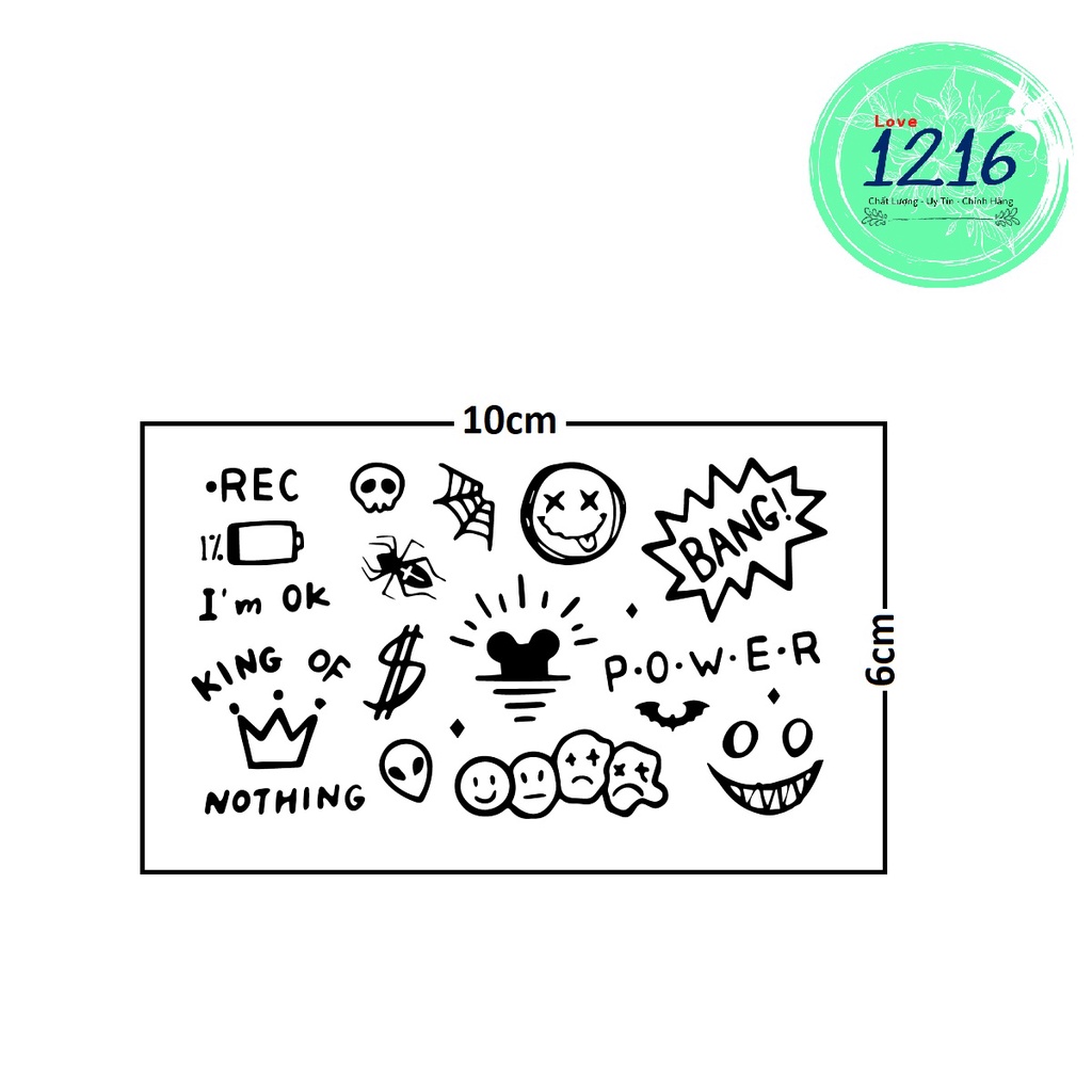 Hình Xăm Kéo Dài Đến 15 Ngày; Dán Chống Nước, Tạm Thời