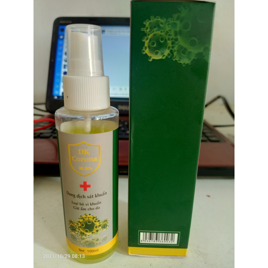 Nước sát khuẩn Corona 100ml 99,99% làm sạch giữ ẩm cho da | BigBuy360 - bigbuy360.vn