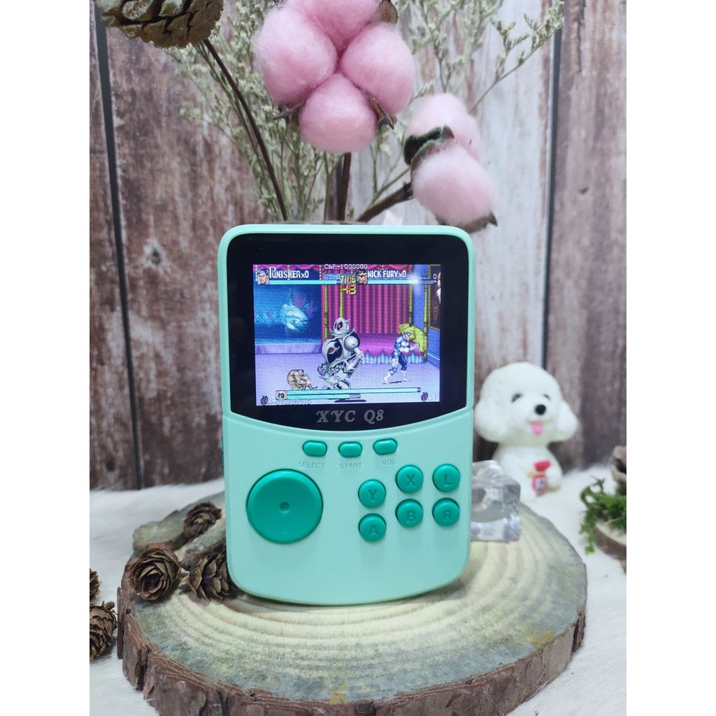 Máy chơi game XYC Q8 - hỗ trợ ra Tivi, Màn hình màu 2,8 inch Trò Chơi Điện Tử NES  SNES  MAME  MD  GBA