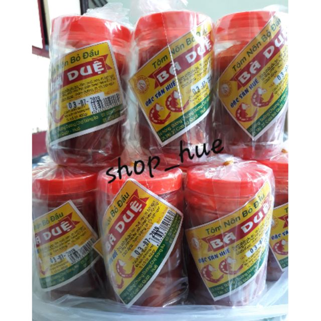 Tôm chua Bà Duệ (10 hủ 4kg) tôm nõn