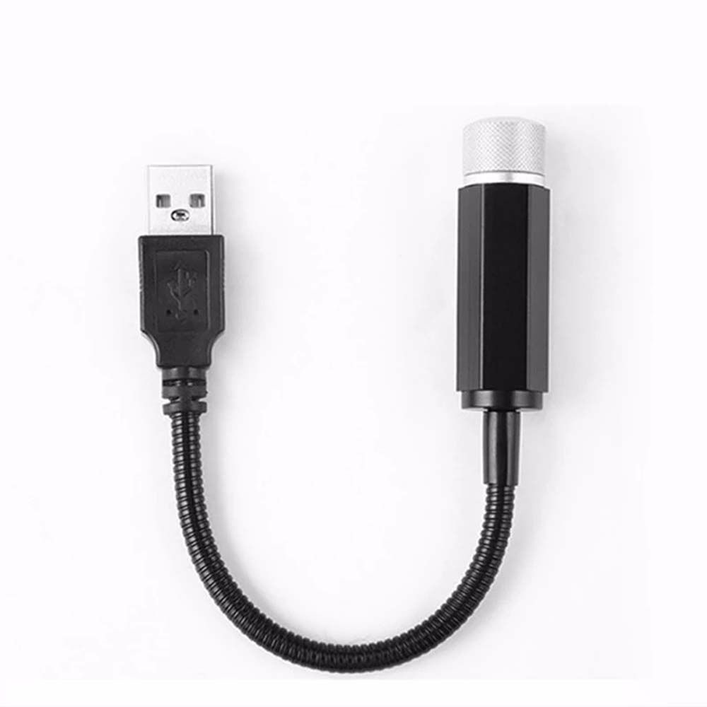 Đèn chiếu trời sao mini đầu cắm USB nhiều màu sắc cho xe hơi