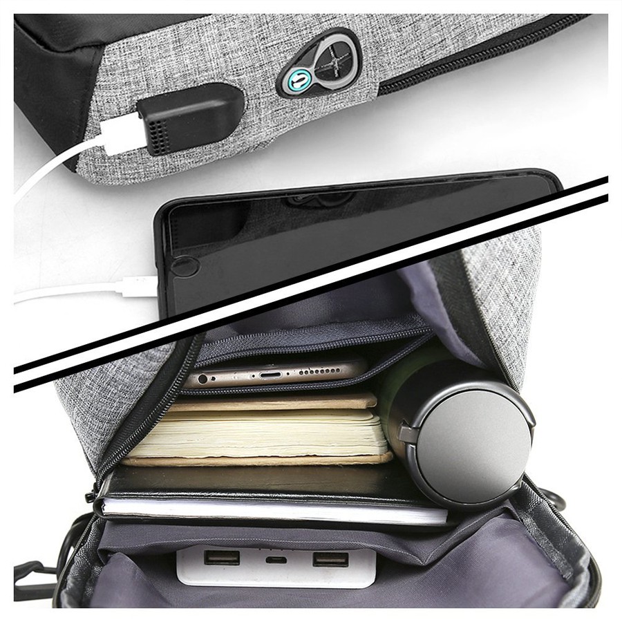 Xả hàng Túi đeo chéo nam, nữ Unisex vừa IPAD chống trộm chống nước cao cấp | BigBuy360 - bigbuy360.vn