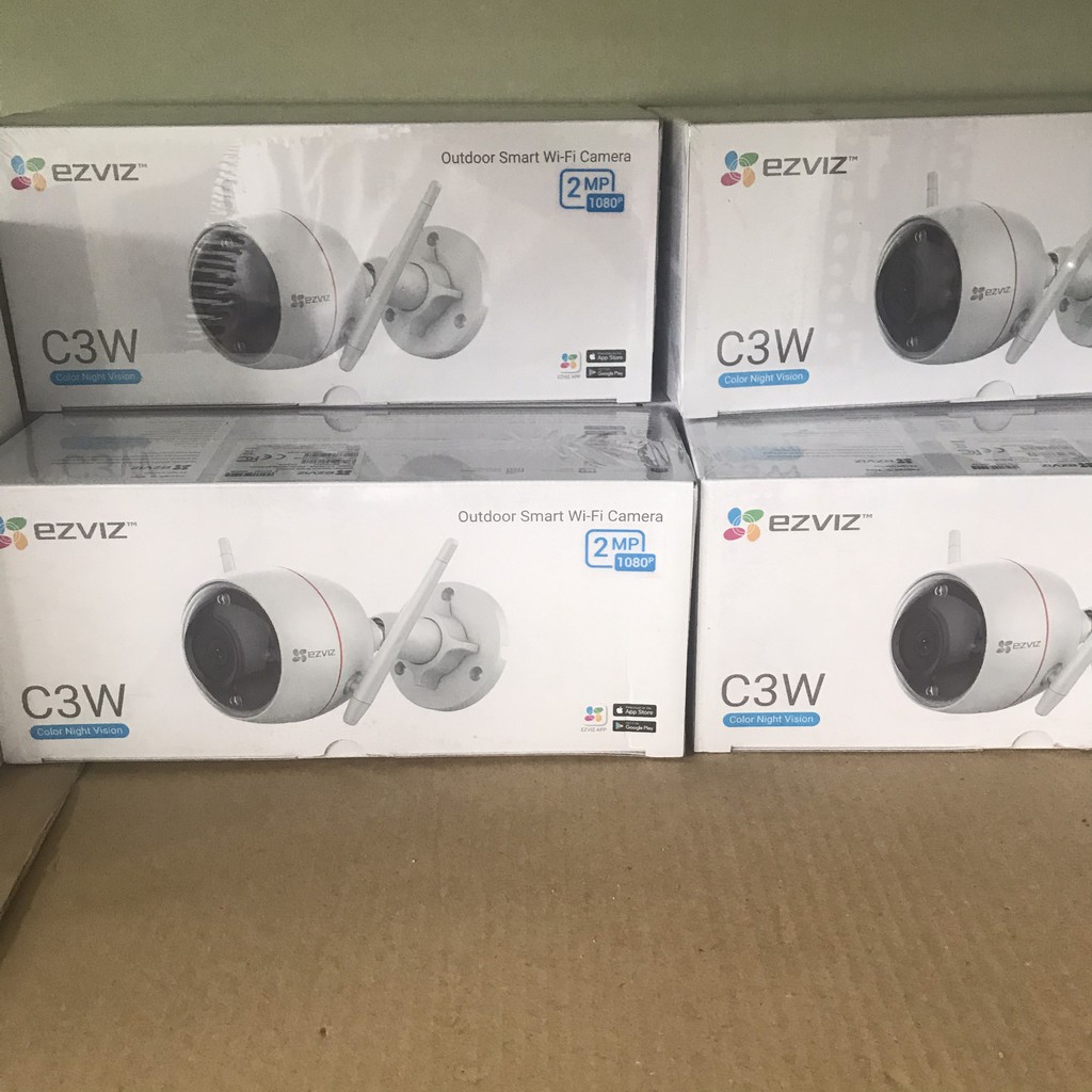 Camera IP Wifi ngoài trời EZVIZ C3W 1080P Kèm thẻ nhớ (CS-CV310 Full color ) Màu ban đêm- Hàng Chính Hãng - Bảo hành 24T | BigBuy360 - bigbuy360.vn