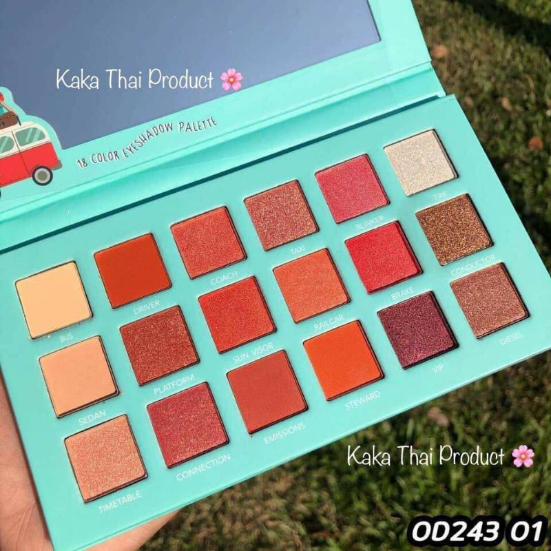 Bảng phấn mắt Odbo Sundown OD243 tone 1