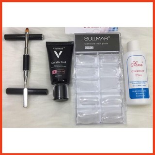 Bộ gel gôm dùng nối dài móng phụ kiện hnnail