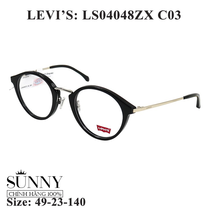 Gọng kính nam nữ Levi's LS04048ZX màu sắc thời trang màu sắc thời trang chính hãng, thiết kế dễ đeo b