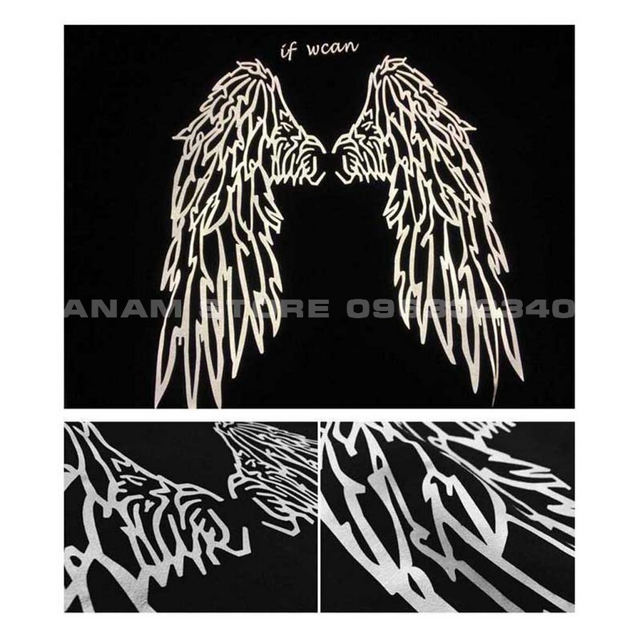 Áo thun Phản Quang tay lỡ Wing 02