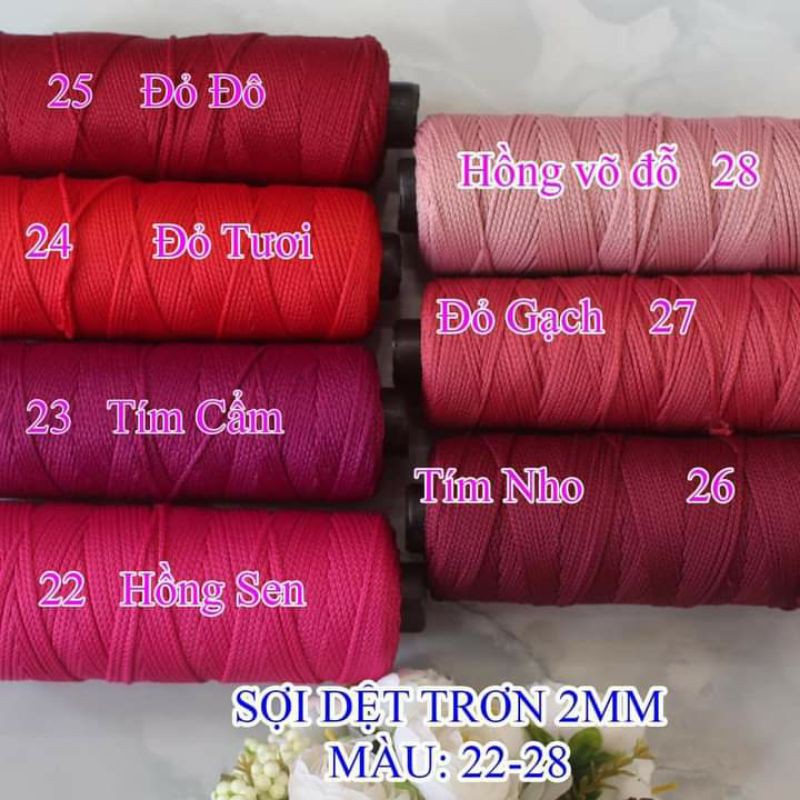 Sợi dệt cotton 125gr