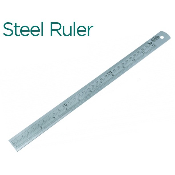Thước nhôm 30cm Suremark SQ-9530 STAINLESS STEEL RULER