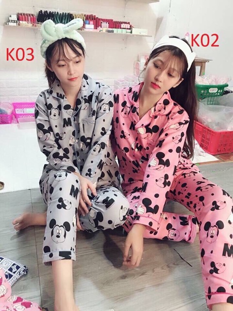 Nhập WAPCK12 giảm 30k đơn từ 150k - Bộ ngủ pijama tay dài quần dài | BigBuy360 - bigbuy360.vn