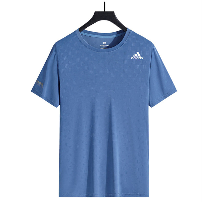 ADIDAS Áo Thun Nam Tay Ngắn Cổ Tròn Có Size Lớn Xl-8Xl