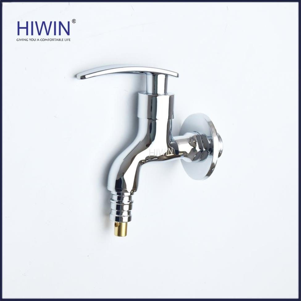Vòi máy giặt tự ngắt thông minh đồng mạ crom cao cấp Hiwin KF-5020