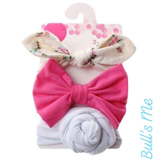 SET 3 TURBAN BÉ GÁI