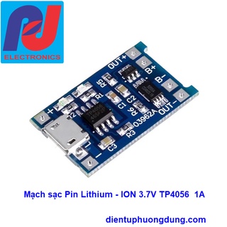 Mạch sạc pin TP4056 Pin Lithium 3.7V