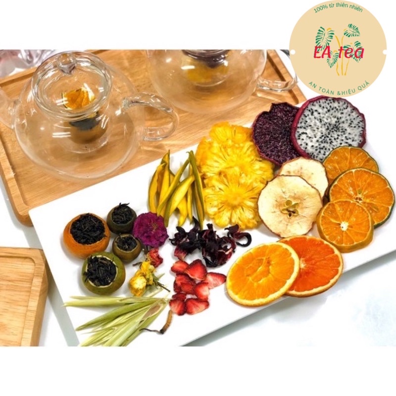 Set 30 goi Trà detox hoa quả khô giảm cân