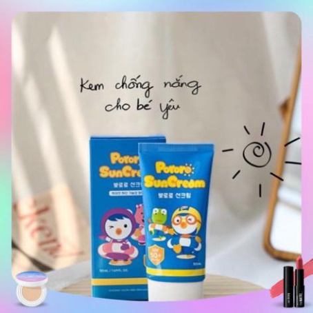 KEM CHỐNG NẮNG PORORO DÙNG CẢ CHO MẶT VÀ BODY CHO TRẺ EM