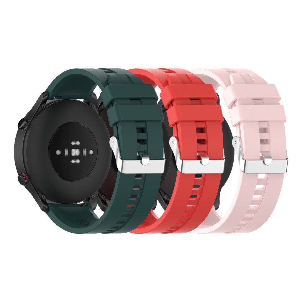 Dây đeo silicon thay thế cho đồng hồ Xiaomi Mi Watch Color Sport Nhiều Màu HT210326