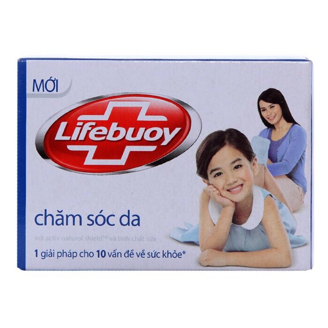 Xà bông cục Lifebuoy bảo vệ vượt trội , chăm sóc da 90g