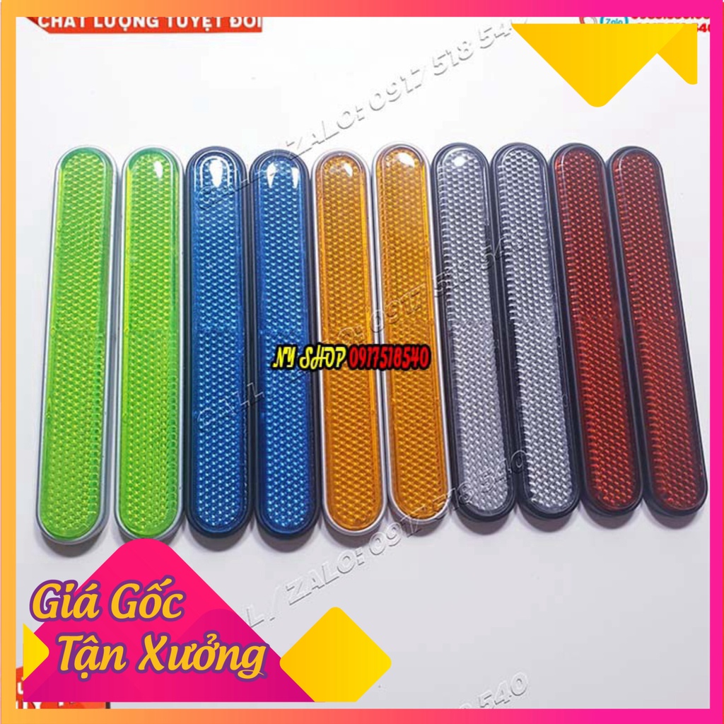🥇 Mắt Mèo Phản Quang Dán Phuộc Xe Máy ( Giá 1 Cặp ) 🥇 (Ảnh Sp thật)