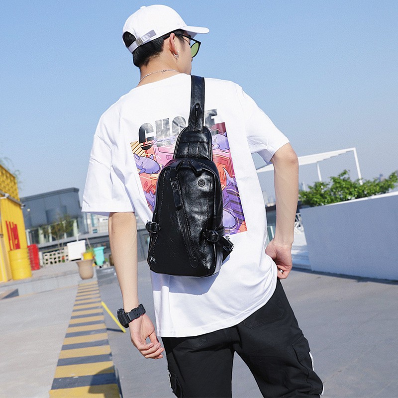 Túi bao tử nam nữ đeo chéo đeo hông thời trang hàn quốc mini đi chơi phong cách trẻ trung cá tính siêu đẹp cute da pu | BigBuy360 - bigbuy360.vn